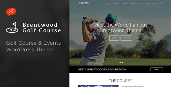 Brentwood - Golf Course WordPress Theme Brentwood - Golf Course WordPress Theme