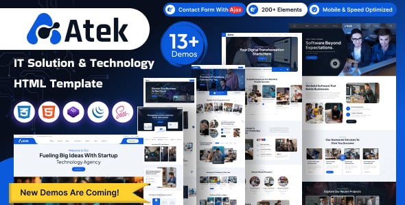 Atek - IT Solution and Technology HTML Template Atek - IT Solution and Technology HTML Template