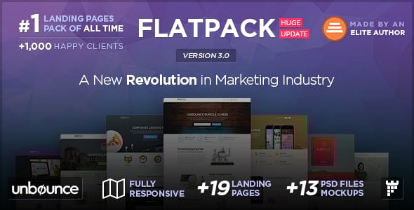 FLATPACK - Multipurpose Unbounce Pack FLATPACK - Multipurpose Unbounce Pack