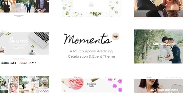 Moments - Wedding & Event WordPress Theme