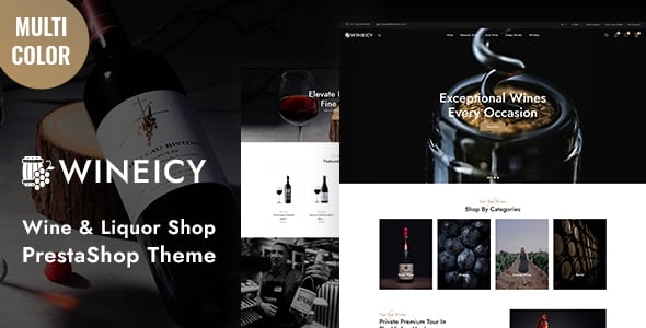 Wineicy - Liquor & Wine Shop Prestashop Theme Wineicy - Liquor & Wine Shop Prestashop Theme