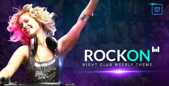 Rockon - Night Club Weebly HTML Template