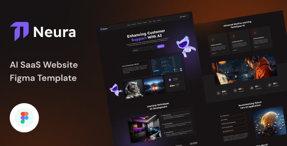 Neura - AI SaaS Website Figma Template