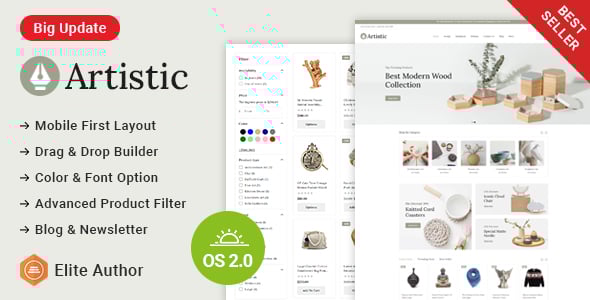 Artistic - Art & Craft Store Shopify Responsive Theme