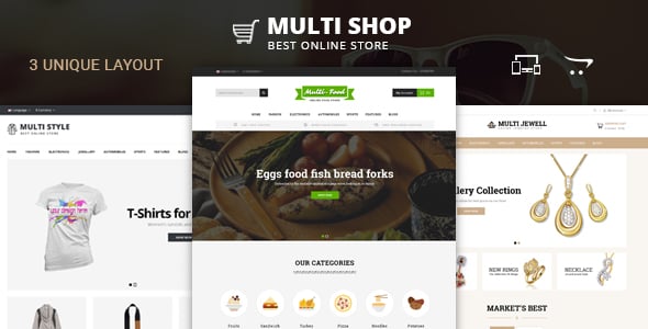 Multi Shop - OpenCart 2 & 3 Responsive Theme