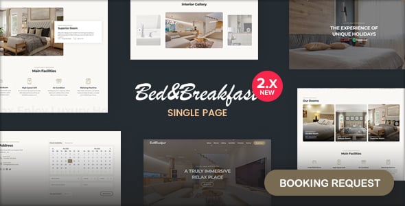 Bed&Breakfast Hotel Single Page Bed&Breakfast Hotel Single Page
