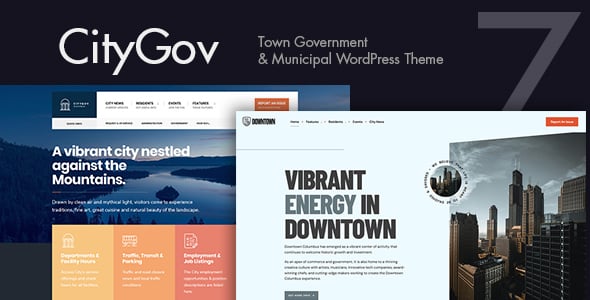 CityGov - City Government & Municipal WordPress Theme CityGov - City Government & Municipal WordPress Theme