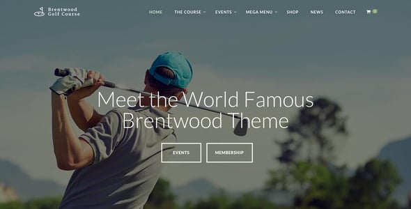 Brentwood - Golf Course WordPress Theme