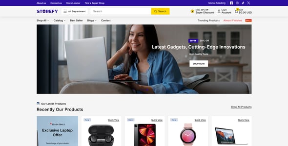 Storefy - Multipurpose Shopify OS 2.0 Theme