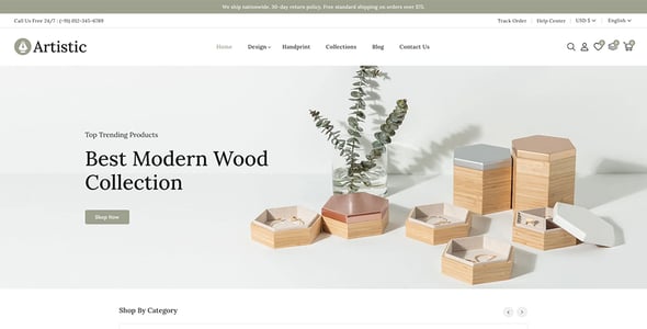 Artistic - Art & Craft Store Shopify Responsive Theme