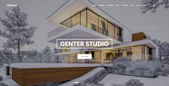 Genter - Creative Multi-Purpose PSD Template