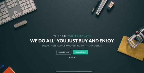 TheFox | Multi-Purpose PSD Template