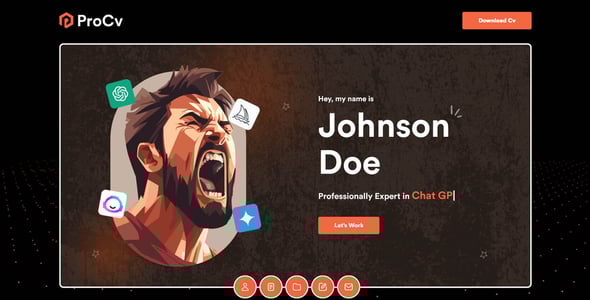 ProCv - CV Resume & Personal Portfolio