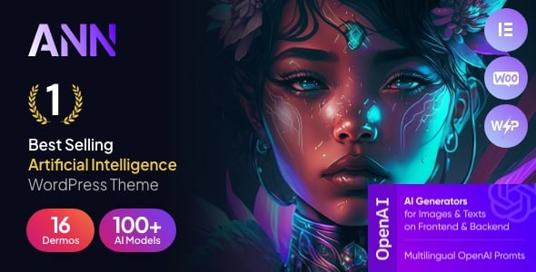 AI ANN - AI Generator OpenAI Elementor WordPress Theme AI ANN - AI Generator OpenAI Elementor WordPress Theme