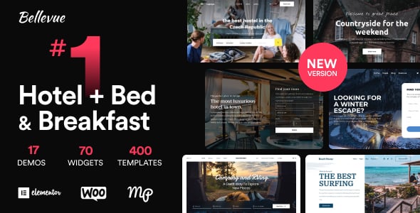 Hotel + Bed and Breakfast Booking Calendar Theme | Bellevue Hotel + Bed and Breakfast Booking Calendar Theme | Bellevue