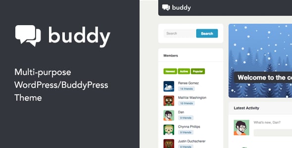 Buddy: Simple WordPress & BuddyPress Theme Buddy: Simple WordPress & BuddyPress Theme