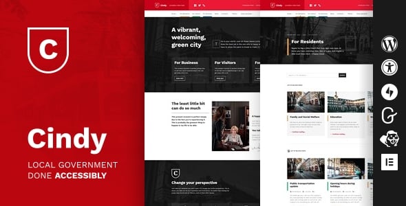 Cindy - Accessible Local Government WordPress Theme Cindy - Accessible Local Government WordPress Theme