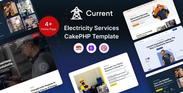 Current – Electricity Services CakePHP Template