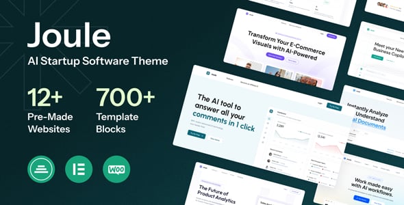 Joule - AI Startup Software Elementor WordPress Theme Joule - AI Startup Software Elementor WordPress Theme