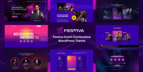 Festiva - Event & Conference WordPress Theme Festiva - Event & Conference WordPress Theme