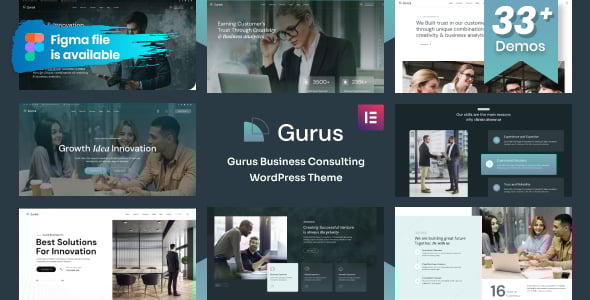 Gurus - Business Consulting WordPress Theme