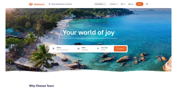 ViaTours - Travel & Tour Agency HTML Template ViaTours - Travel & Tour Agency HTML Template