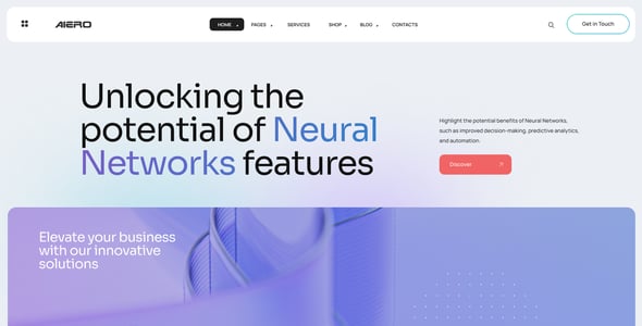 Aiero | AI Agency & Technology WordPress Theme Aiero | AI Agency & Technology WordPress Theme