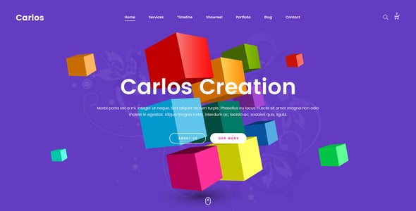 Carlos | Creative Agency PSD Template
