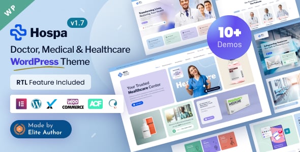 Hospa - Doctors, Medical Clinic & Hospital WordPress Theme Hospa - Doctors, Medical Clinic & Hospital WordPress Theme