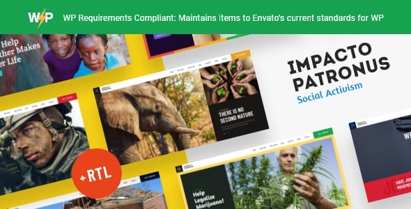 Impacto Patronus | Nature Protection, Petitions & Social Activism WordPress Theme + RTL Impacto Patronus | Nature Protection, Petitions & Social Activism WordPress Theme + RTL