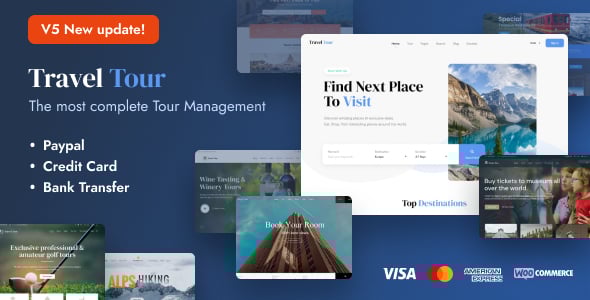Travel Tour - Travel Booking WordPress Travel Tour - Travel Booking WordPress