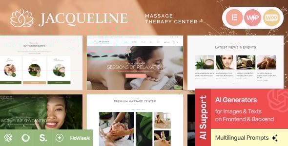 Jacqueline | Spa & Massage Salon Beauty Theme Jacqueline | Spa & Massage Salon Beauty Theme