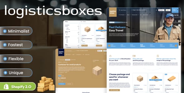 Logistics Boxes - Transport Shopify 2.0 Theme