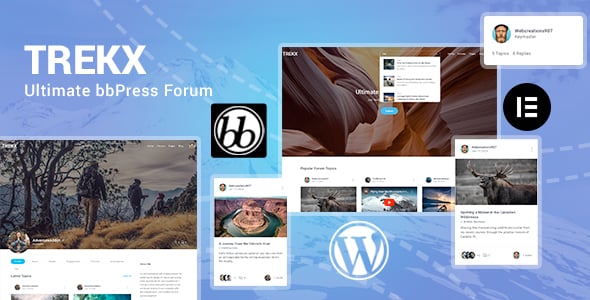 TREKX - bbPress Forum Outdoor Community WordPress Theme TREKX - bbPress Forum Outdoor Community WordPress Theme