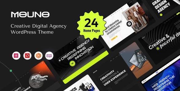 Mouno - Creative Digital Agency WordPress Theme Mouno - Creative Digital Agency WordPress Theme