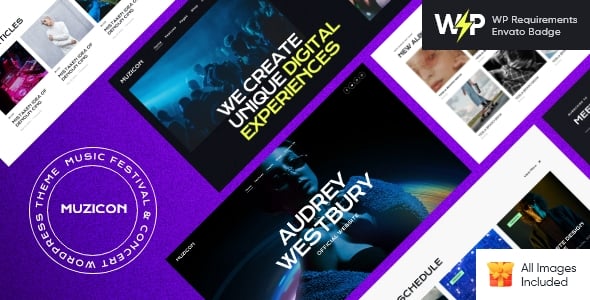 Muzicon - Music Festival & Concert WordPress Theme Muzicon - Music Festival & Concert WordPress Theme