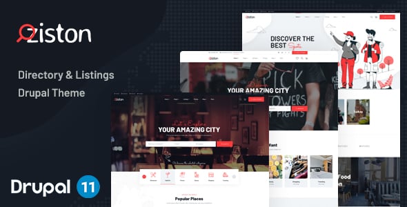 Ziston - Directory & Listing Drupal 11 Theme Ziston - Directory & Listing Drupal 11 Theme