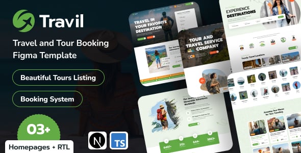 Travil – Travel & Tour Booking NextJS Template