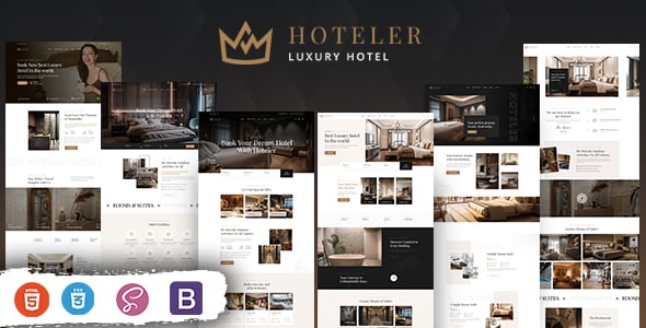 Hoteler - Hotel Booking HTML Template