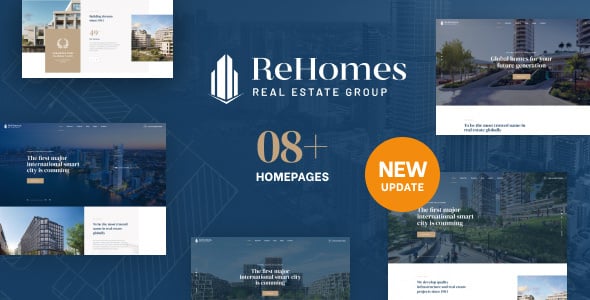Rehomes - Real Estate Group WordPress Theme Rehomes - Real Estate Group WordPress Theme