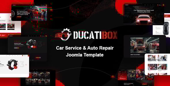Ducatibox - Car Service & Auto Repair Joomla Template Ducatibox - Car Service & Auto Repair Joomla Template