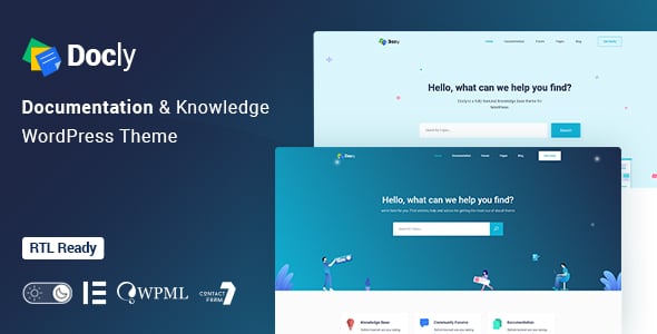 Docly - Documentation And Knowledge Base WordPress Theme with bbPress Helpdesk Forum Docly - Documentation And Knowledge Base WordPress Theme with bbPress Helpdesk Forum