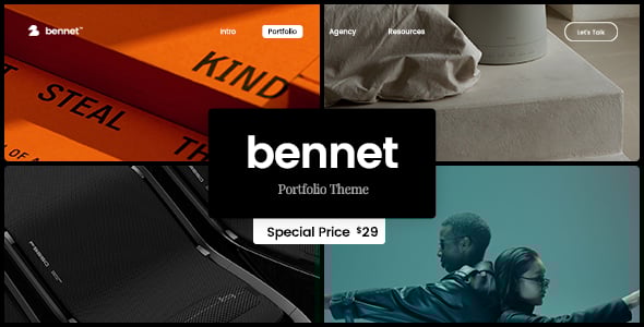 Bennet - Creative Portfolio WordPress Theme Bennet - Creative Portfolio WordPress Theme