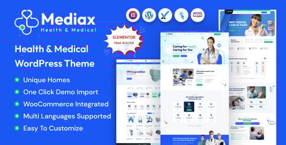 Mediax - Health & Medical WordPress Theme Mediax - Health & Medical WordPress Theme