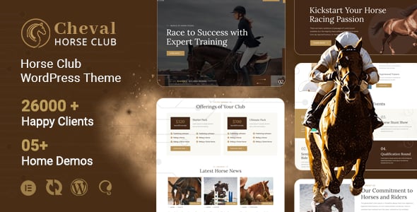 Cheval - Horse Club & Equestrian WordPress Theme Cheval - Horse Club & Equestrian WordPress Theme