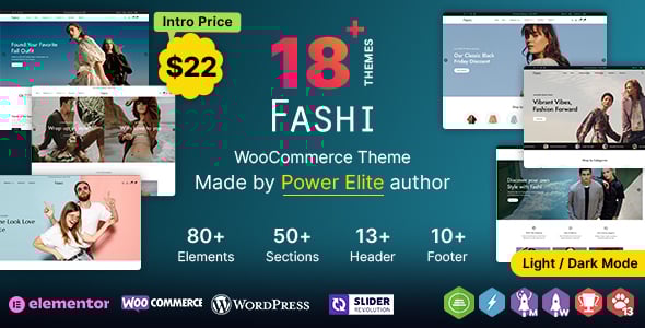 Fashi WP - Multipurpose Fashion WooCommerce WordPress Theme Fashi WP - Multipurpose Fashion WooCommerce WordPress Theme