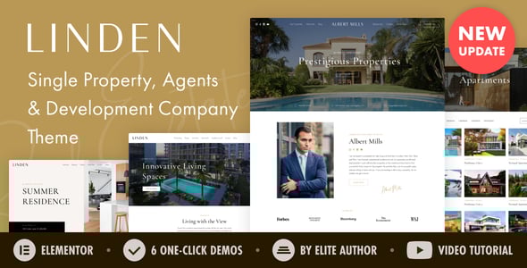 Linden — Single Property RealEstate Agent WordPress Linden — Single Property RealEstate Agent WordPress