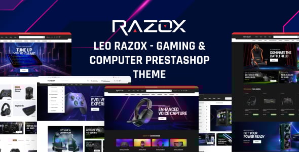 Leo Razox Elementor - Computer & Game Gears Prestashop Theme Leo Razox Elementor - Computer & Game Gears Prestashop Theme