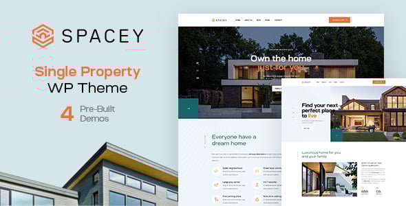 Spacey - Single Property WordPress Theme Spacey - Single Property WordPress Theme