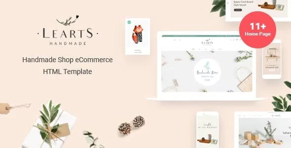 Learts - Handmade Shop eCommerce HTML Template Learts - Handmade Shop eCommerce HTML Template
